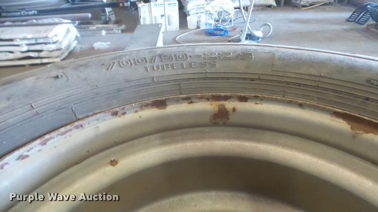 image for item BU9357 (2) Alliance 700/50-22.5 tires and wheels