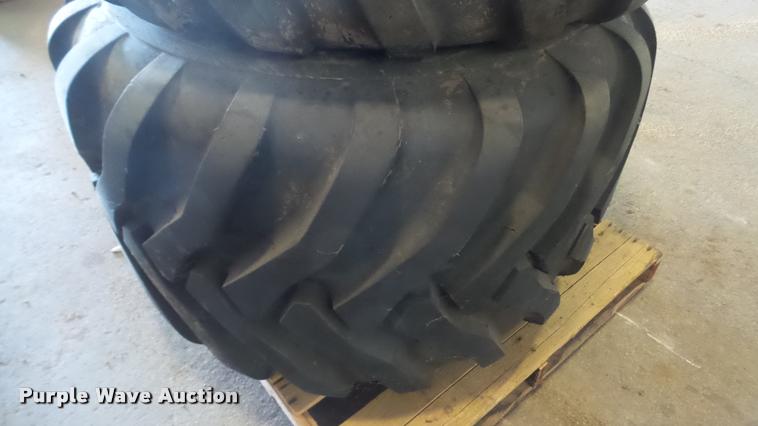 image for item BU9357 (2) Alliance 700/50-22.5 tires and wheels