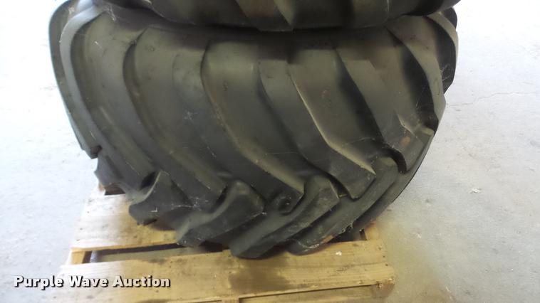 image for item BU9370 (2) Alliance 700/50-22.5 tires and wheels