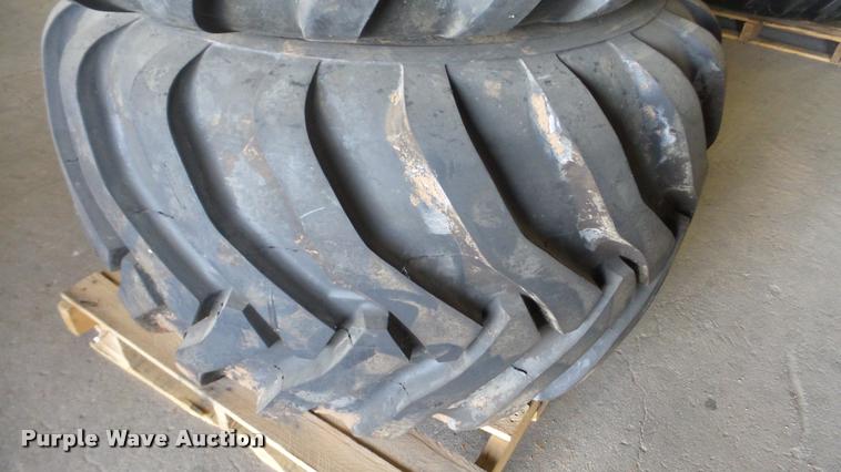 image for item BU9371 (2) Alliance 700/50-22.5 tires and wheels