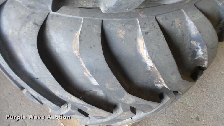 image for item BU9371 (2) Alliance 700/50-22.5 tires and wheels