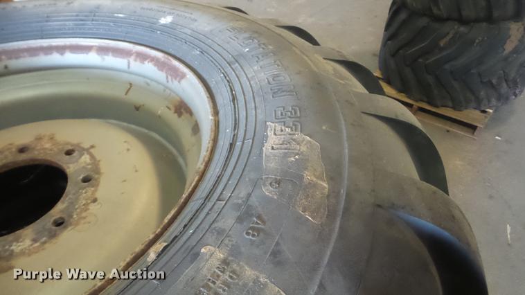 image for item BU9372 (2) Alliance 700/50-22.5 tires and wheels