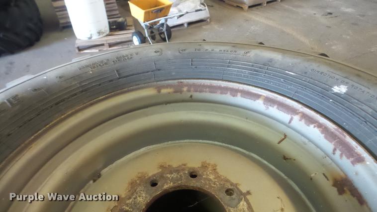 image for item BU9372 (2) Alliance 700/50-22.5 tires and wheels