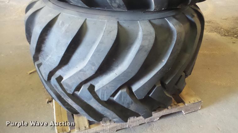 image for item BU9372 (2) Alliance 700/50-22.5 tires and wheels