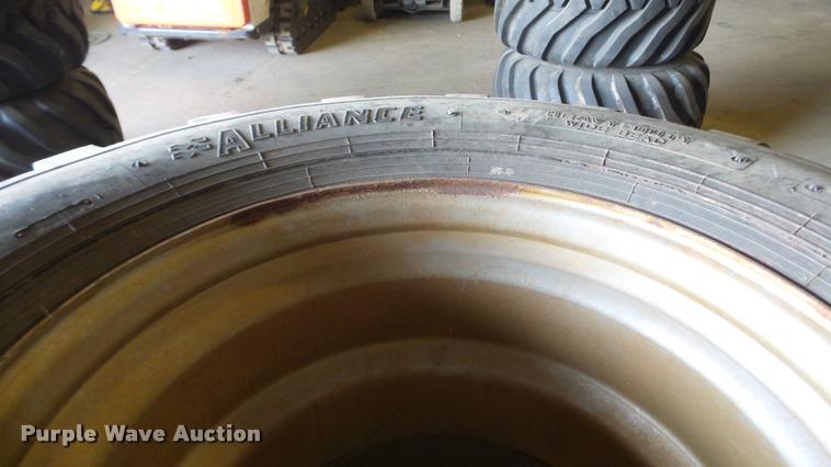 image for item BU9374 (2) Alliance 700/50-22.5 tires and wheels