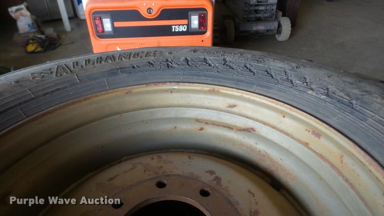 image for item BU9375 (2) Alliance 700/50-22.5 tires and wheels