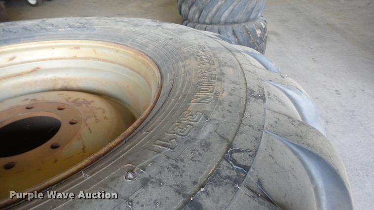 image for item BU9375 (2) Alliance 700/50-22.5 tires and wheels