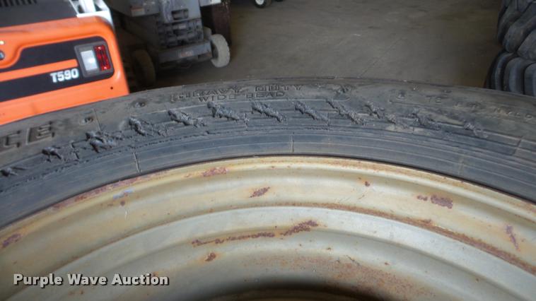 image for item BU9375 (2) Alliance 700/50-22.5 tires and wheels