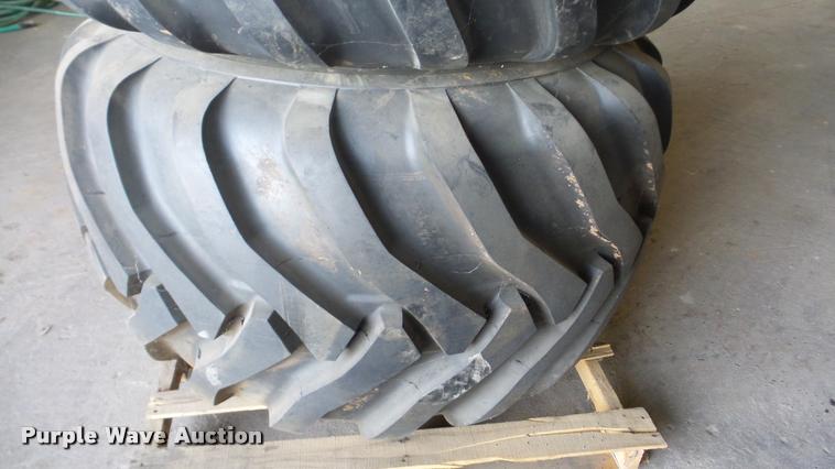 image for item BU9375 (2) Alliance 700/50-22.5 tires and wheels