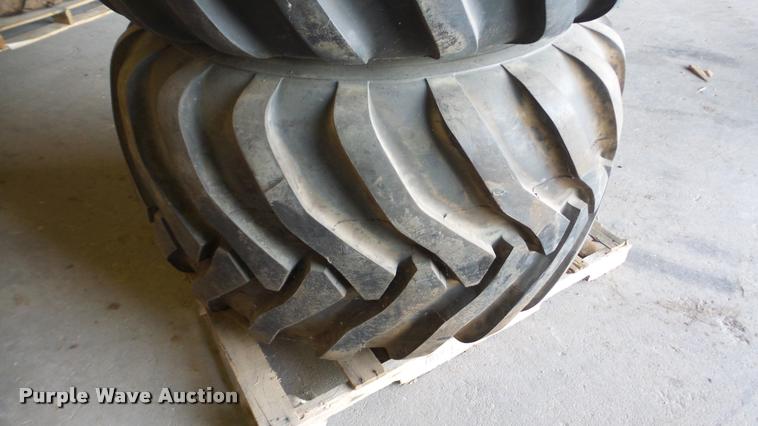 image for item BU9375 (2) Alliance 700/50-22.5 tires and wheels