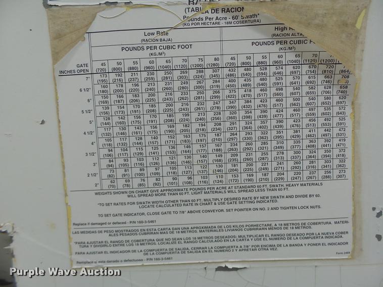 Dempster Clipper 200S fertilizer spreader in Blackburn, MO Item