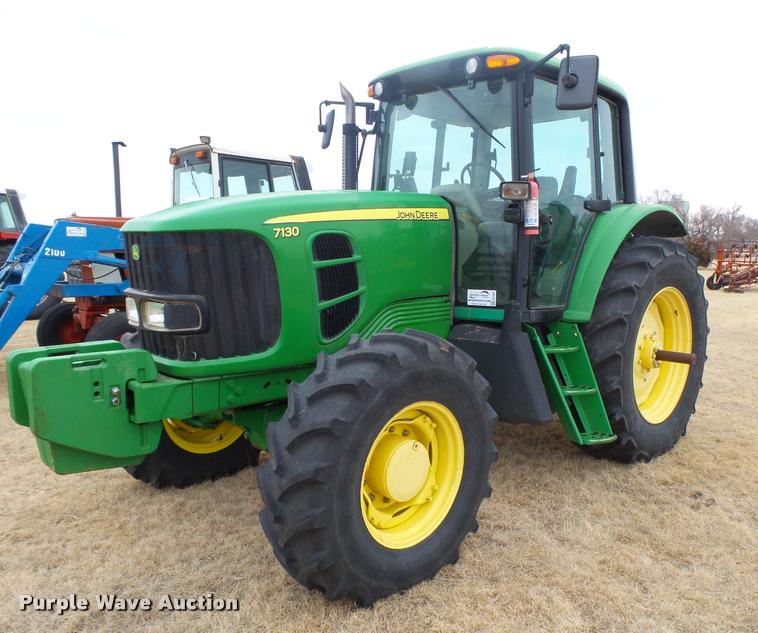 image for item DB1845 2008 John Deere 7130 MFWD tractor