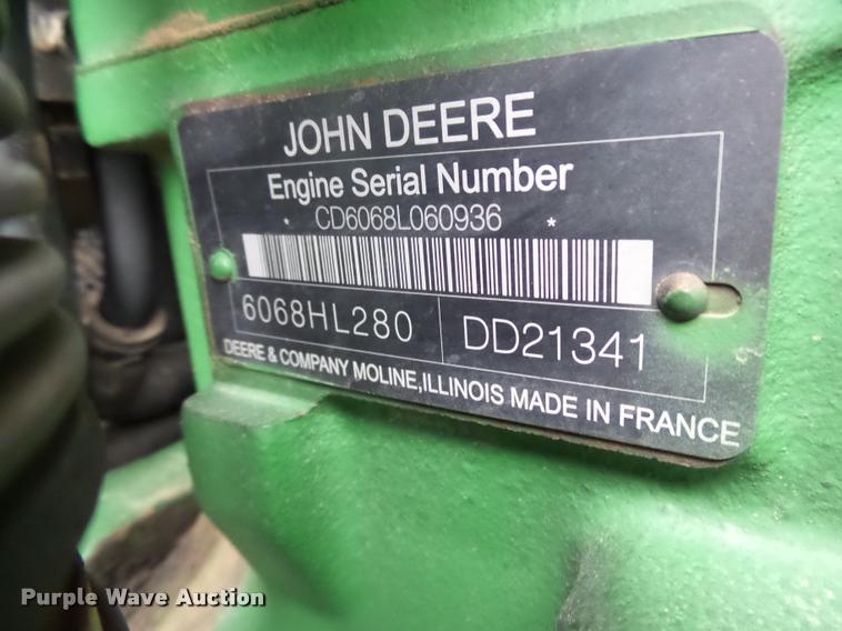 image for item DB1845 2008 John Deere 7130 MFWD tractor