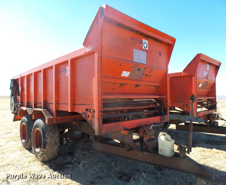 image for item DB1854 Butler Oswalt 650 manure spreader