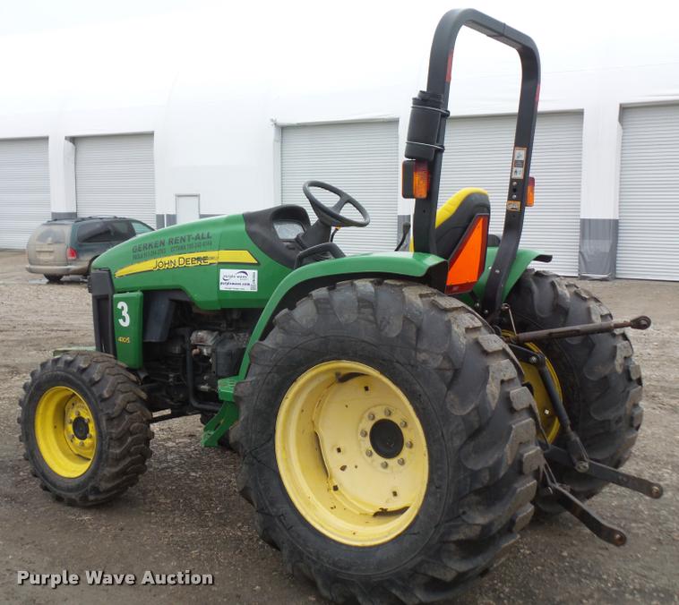 image for item DB2894 2008 John Deere 4105 MFWD tractor
