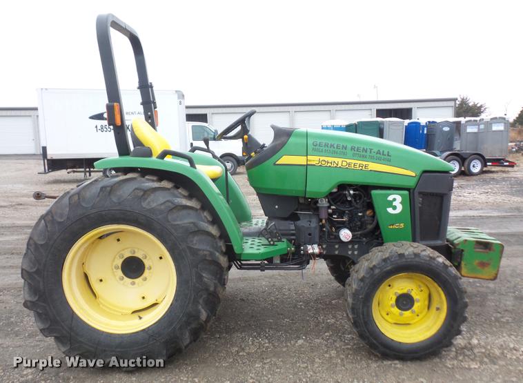 image for item DB2894 2008 John Deere 4105 MFWD tractor