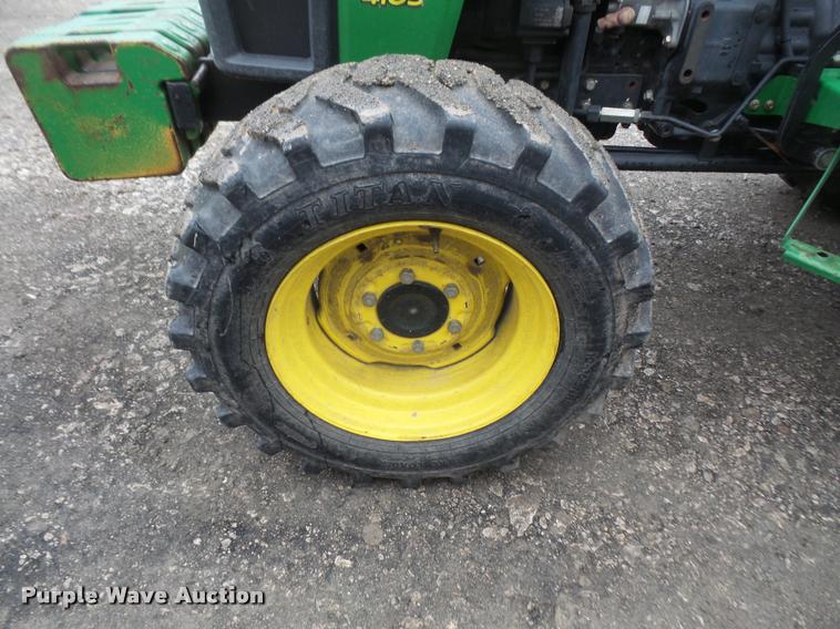 image for item DB2894 2008 John Deere 4105 MFWD tractor