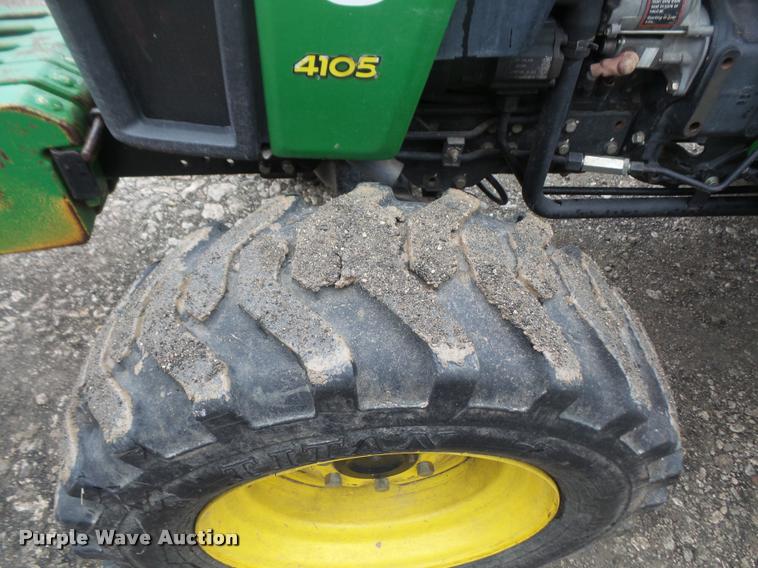 image for item DB2894 2008 John Deere 4105 MFWD tractor