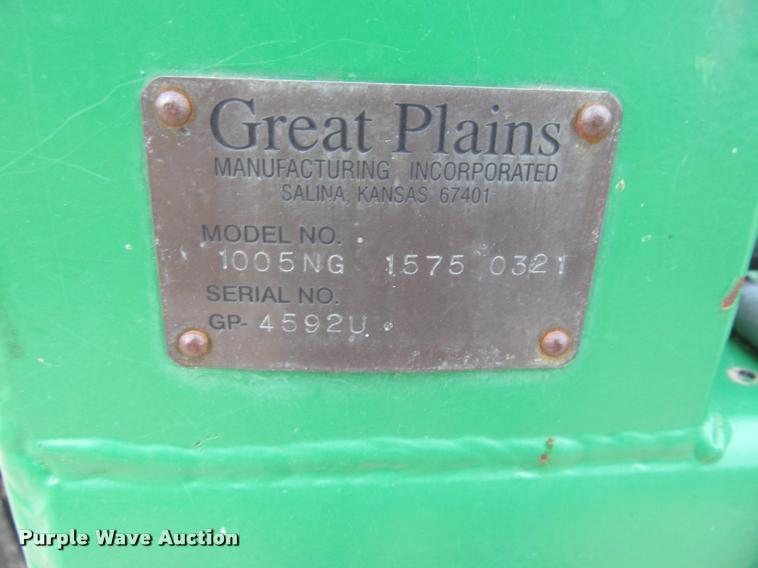 image for item J2646 Great Plains 1005NG no-till grain drill