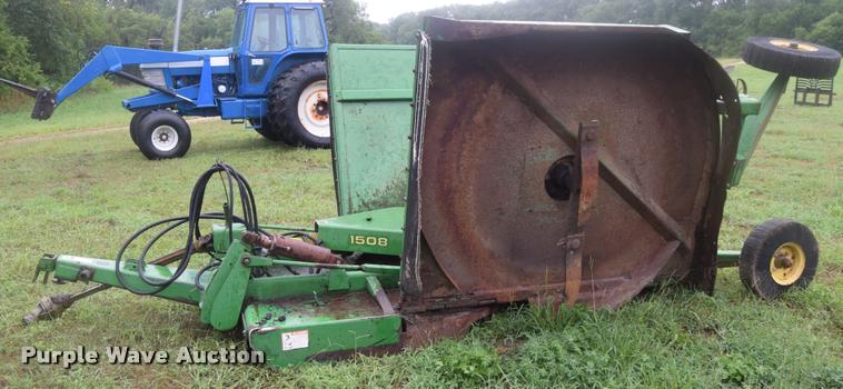 image for item K2873 John Deere 1508 batwing rotary mower
