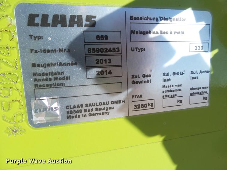 image for item L1706 2013 Claas Orbis 750 forage head