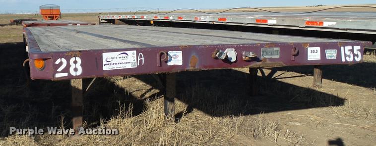 image for item L1715 (2) 1996 Utility flatbed trailers