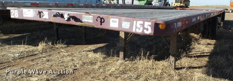 image for item L1715 (2) 1996 Utility flatbed trailers