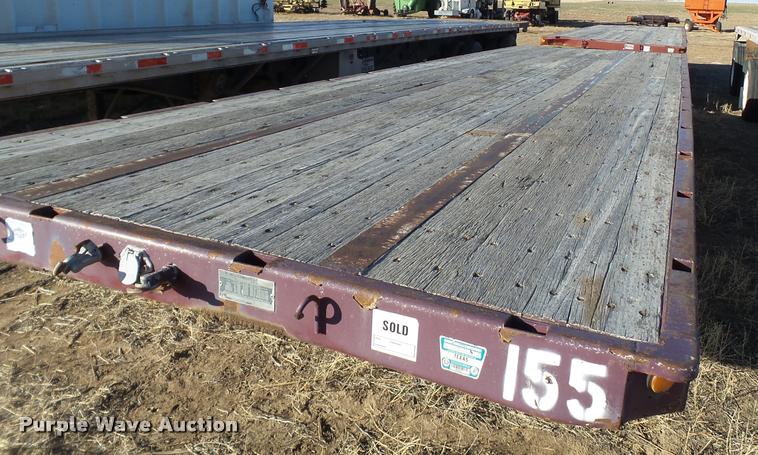 image for item L1715 (2) 1996 Utility flatbed trailers