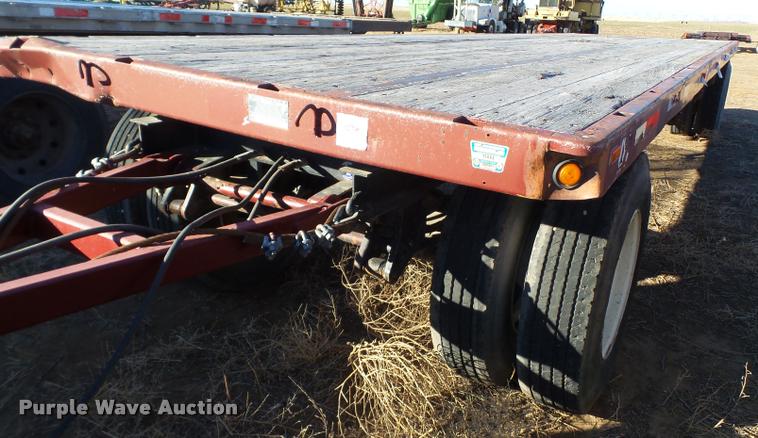 image for item L1715 (2) 1996 Utility flatbed trailers