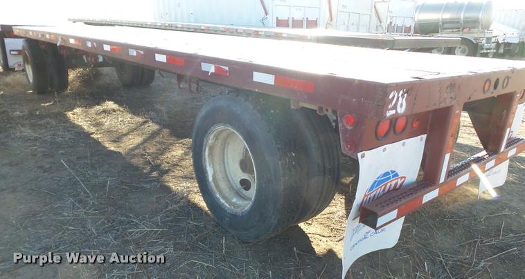 image for item L1715 (2) 1996 Utility flatbed trailers