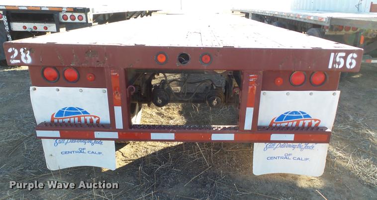 image for item L1715 (2) 1996 Utility flatbed trailers