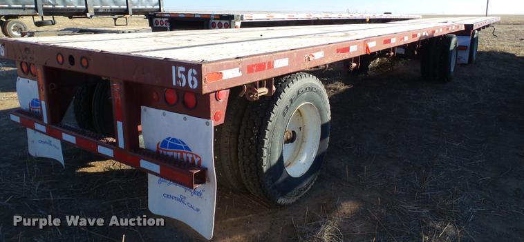 image for item L1715 (2) 1996 Utility flatbed trailers