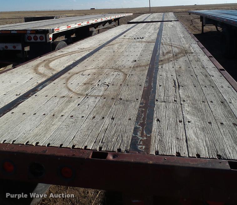 image for item L1715 (2) 1996 Utility flatbed trailers