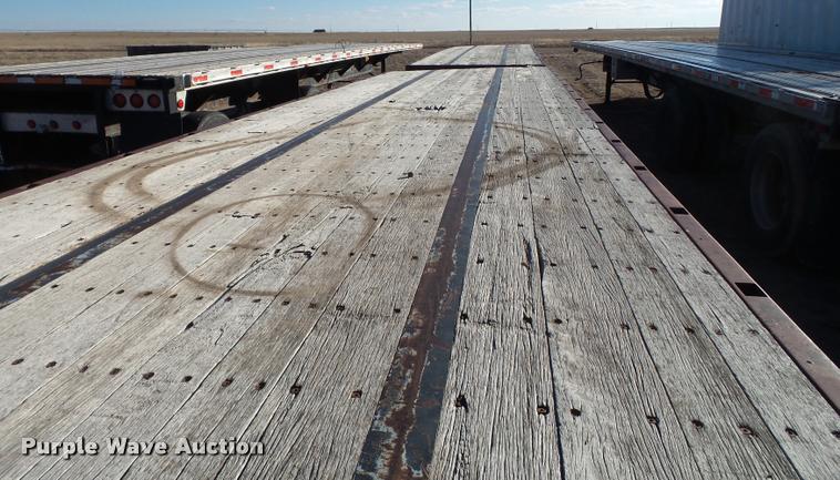 image for item L1715 (2) 1996 Utility flatbed trailers
