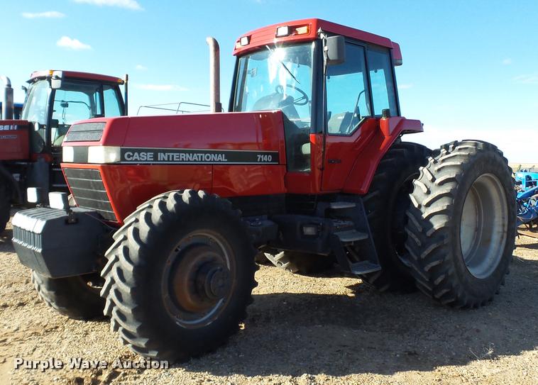 image for item L1717 1990 Case IH 7140 MFWD tractor