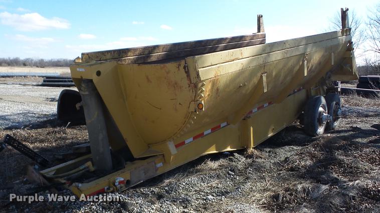image for item AG9081 1959 Timpte end dump trailer
