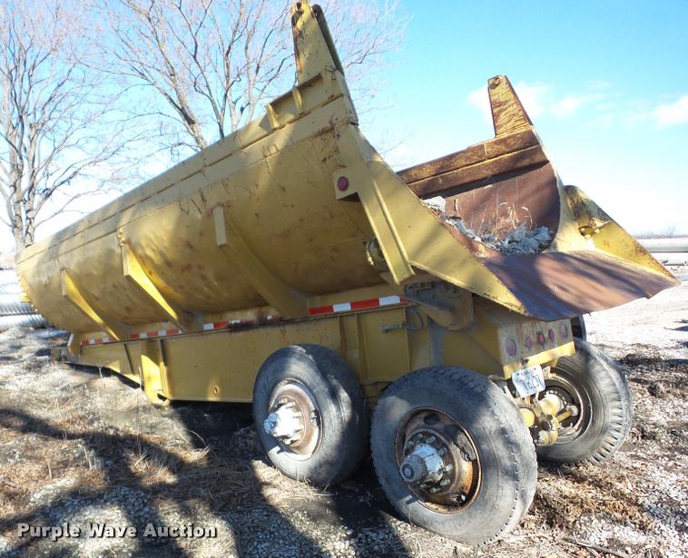 image for item AG9081 1959 Timpte end dump trailer