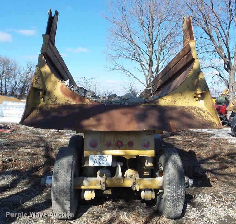 image for item AG9081 1959 Timpte end dump trailer