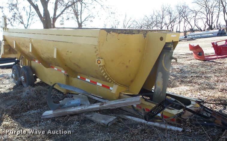 image for item AG9081 1959 Timpte end dump trailer