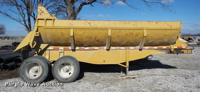 image for item AG9082 1964 Timpte end dump trailer