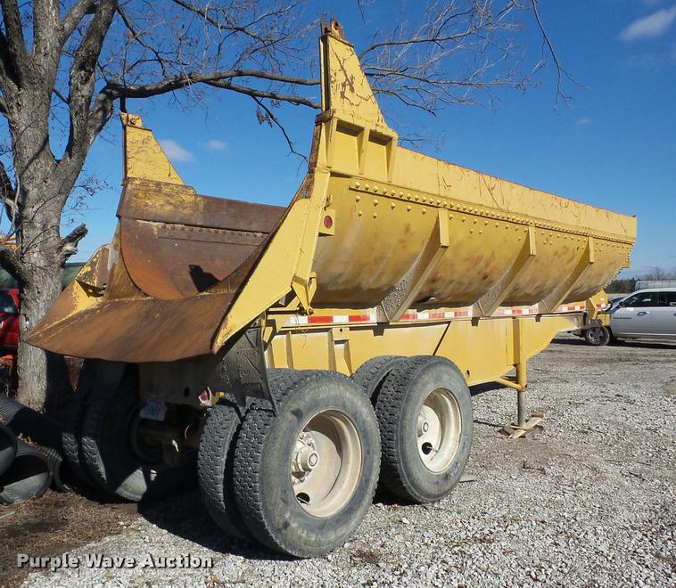 image for item AG9082 1964 Timpte end dump trailer