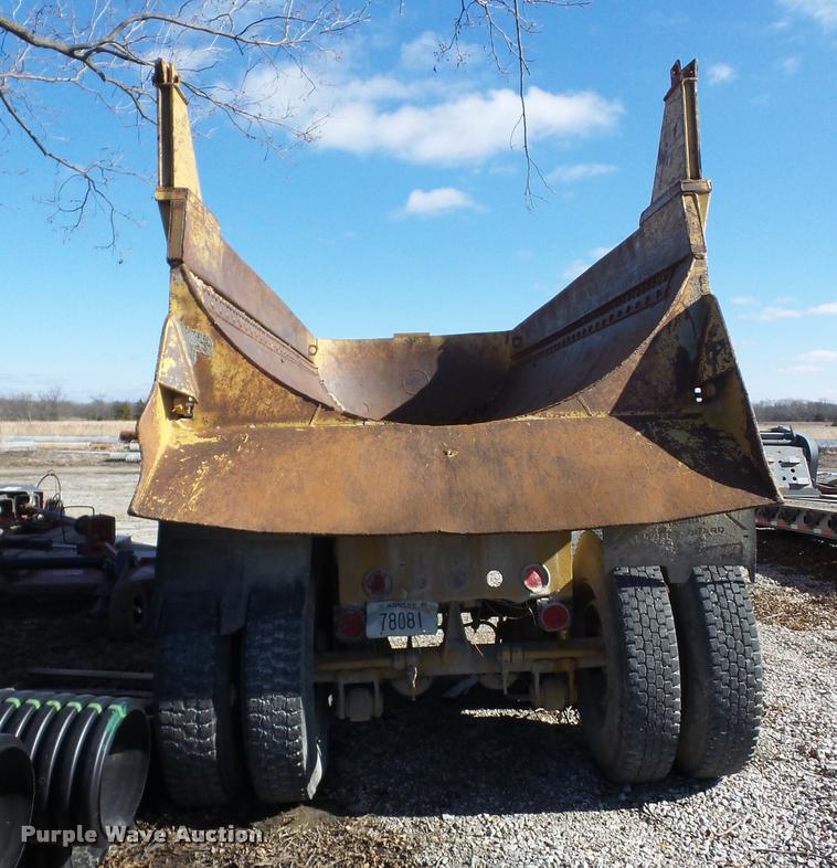 image for item AG9082 1964 Timpte end dump trailer