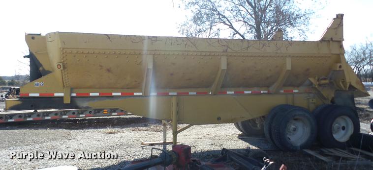 image for item AG9082 1964 Timpte end dump trailer