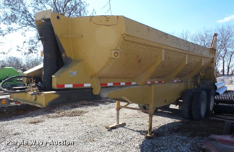 image for item AG9082 1964 Timpte end dump trailer