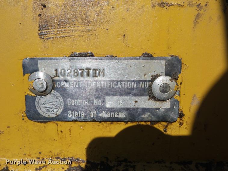 image for item AG9082 1964 Timpte end dump trailer