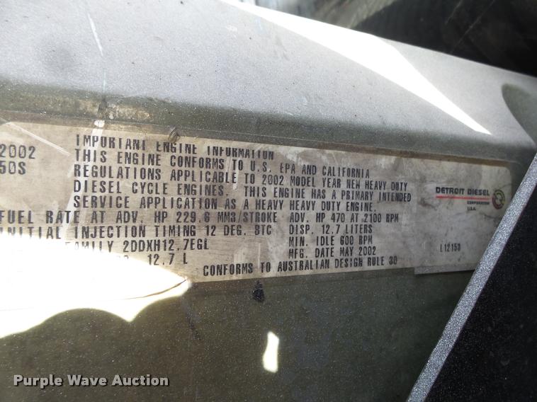 image for item DA0532 2003 Kenworth T800 semi truck