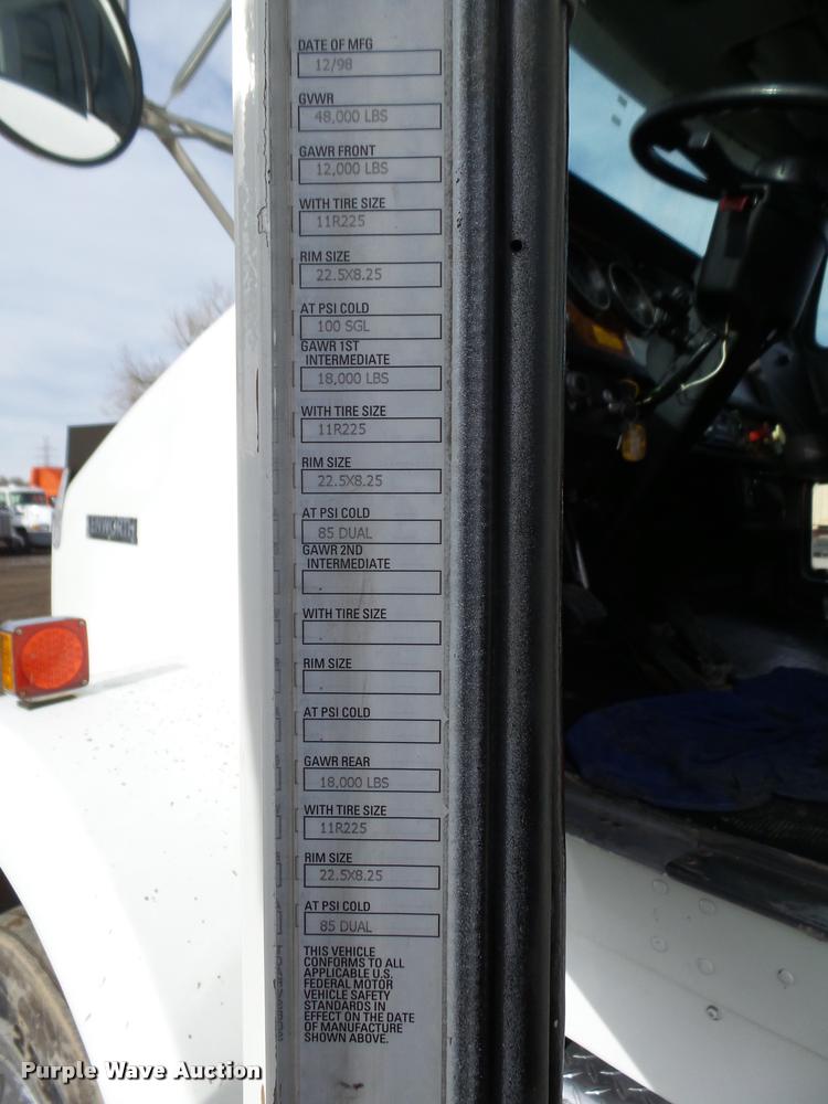 image for item DA0533 1999 Kenworth T800 semi truck