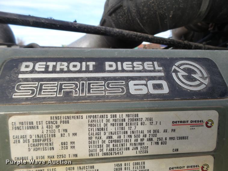 image for item DA0534 2002 Freightliner Classic XL FLD120 semi truck