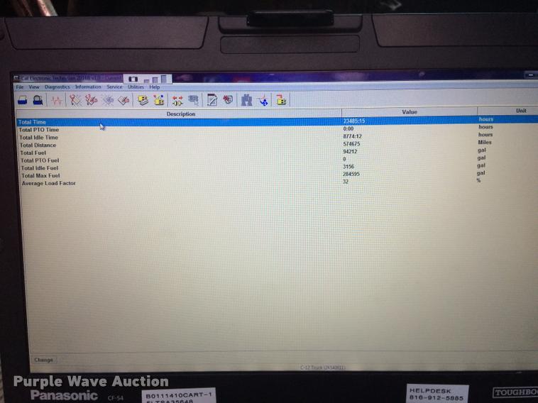 image for item DA0537 2000 Kenworth T800 semi truck