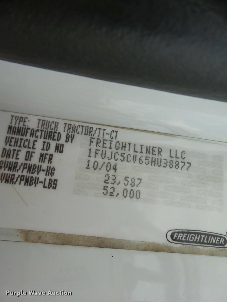 image for item DA9360 2005 Freightliner Business Class M2 semi truck